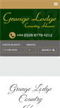 Mobile Screenshot of grangelodgecountryhouse.com